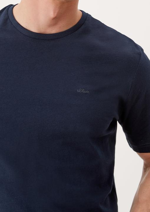 Actual product image S.Oliver T-Shirt Baumwoll-T-Shirt mit Logo-Print (XXL)