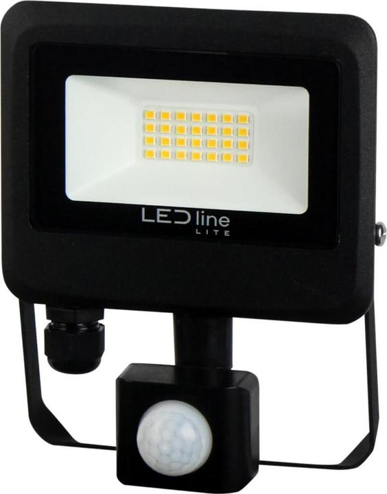 Produktbild Ledline LED line LITE prozektors PHOTON 20W 4000K 2000lm ar kustibas sensoru IP65 (2000 lm)