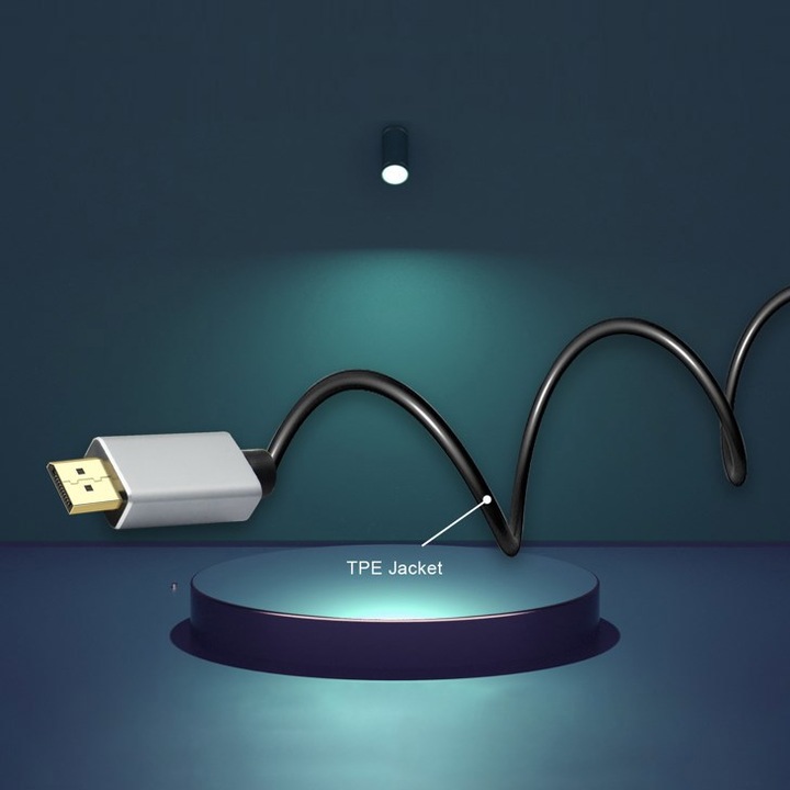 Actual product image Helos DisplayPort – DisplayPort (1 m, DisplayPort)