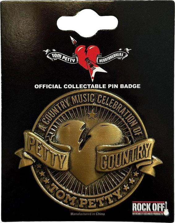 Produktbild Tom Petty & The Heartbreakers Petty Country Abzeichen Metall Nadel