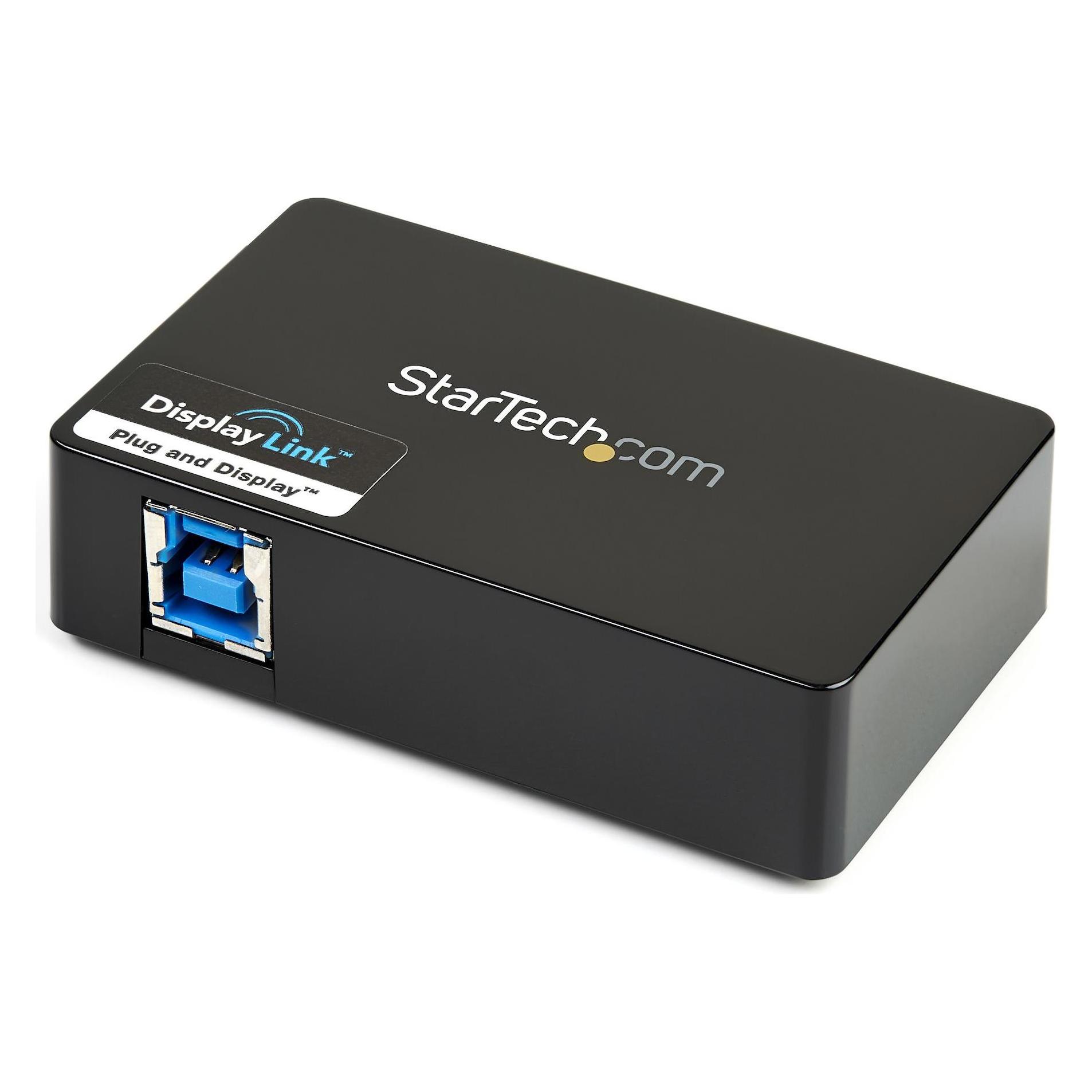 StarTech Adattatore Video USB 3 Hdmi/Dvi (USB, 7.30 cm), Adattatore dati + video, Nero