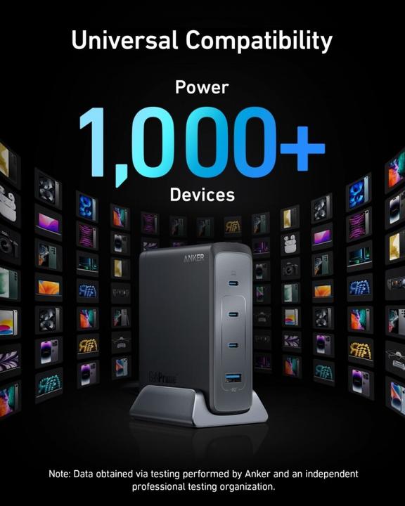 Actual product image Anker 749 Charger GaNPrime 240W black (240 W, 4 ports)