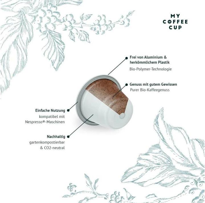 Immagine prodotto My-Cups Caffè biologico Lungo Bellissimo capsule 10 capsule (10 x Porta.)