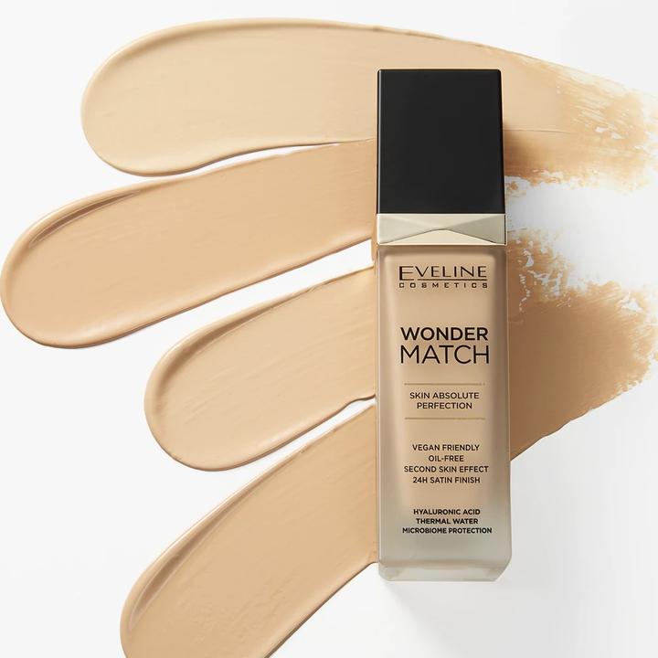 Actual product image Eveline Wonder Match Foundation 12 Natural Light 30Ml (12 Light Natural)