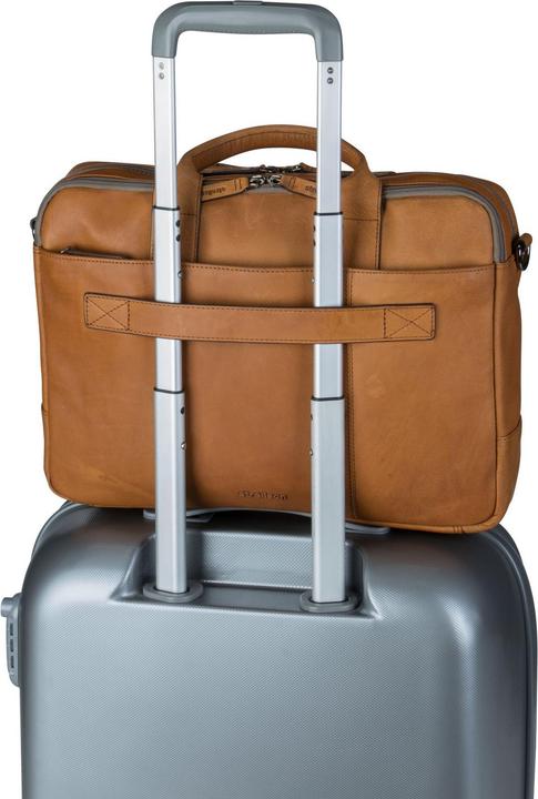 Immagine prodotto Strellson Cartella Hyde Park in pelle con scomparto per laptop da 39 cm