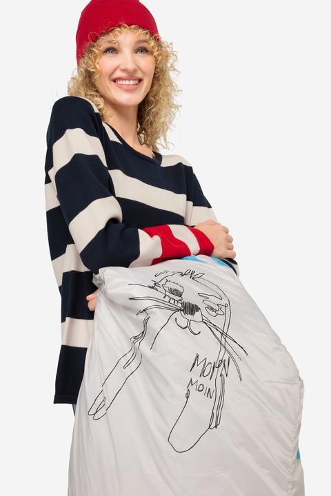Produktbild Laurasøn Long-Steppjacke, Kapuze, Zipper, Langarm, fällt kleiner aus (S)