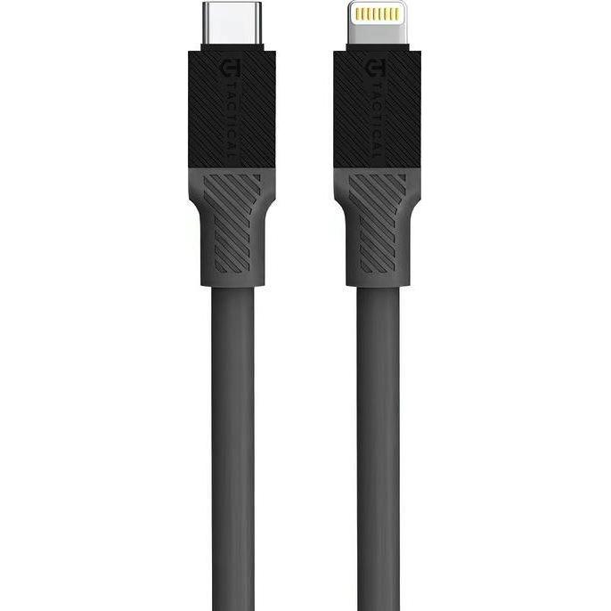 Tactical Fat Man Cable USB-C/Lightning 1m Grey (1 m, USB 2.0), USB Kabel