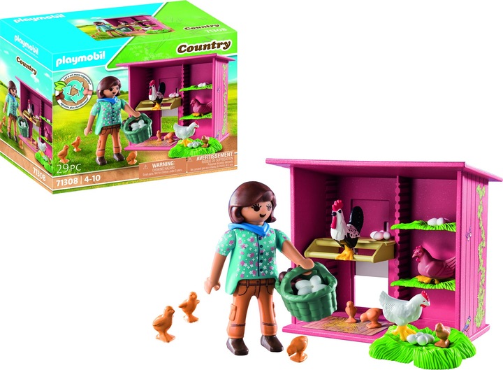 Image du produit Playmobil Poules avec poussins (71308, Playmobil Country)