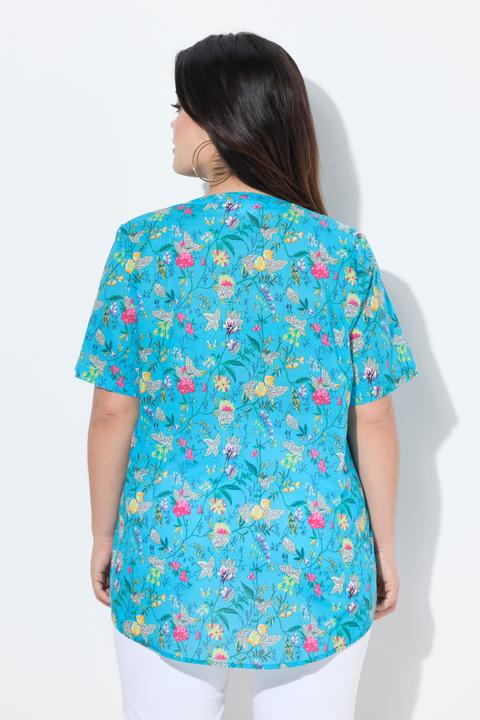 Actual product image Angel of Style Tunic, A-line, floral pattern, half sleeve (60)