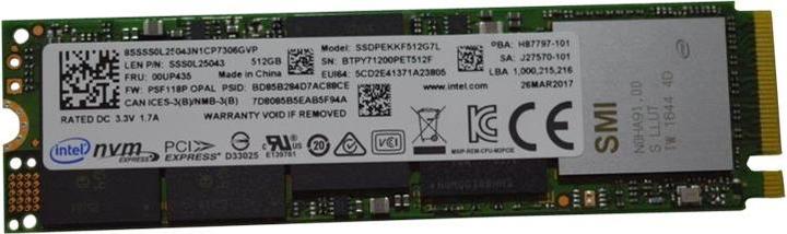 Actual product image Lenovo 512 Gb SSD M.2 2280 PCIe3x4 (512 GB, M.2 2280)