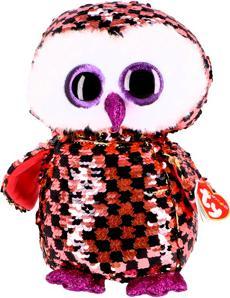 Image du produit Ty Flippables Checks Owl TY36785 (23 cm)
