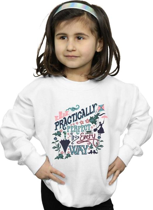 Produktbild Mary Poppins Practically Perfect In Every Way Sweatshirt Mädchen (140, 146)