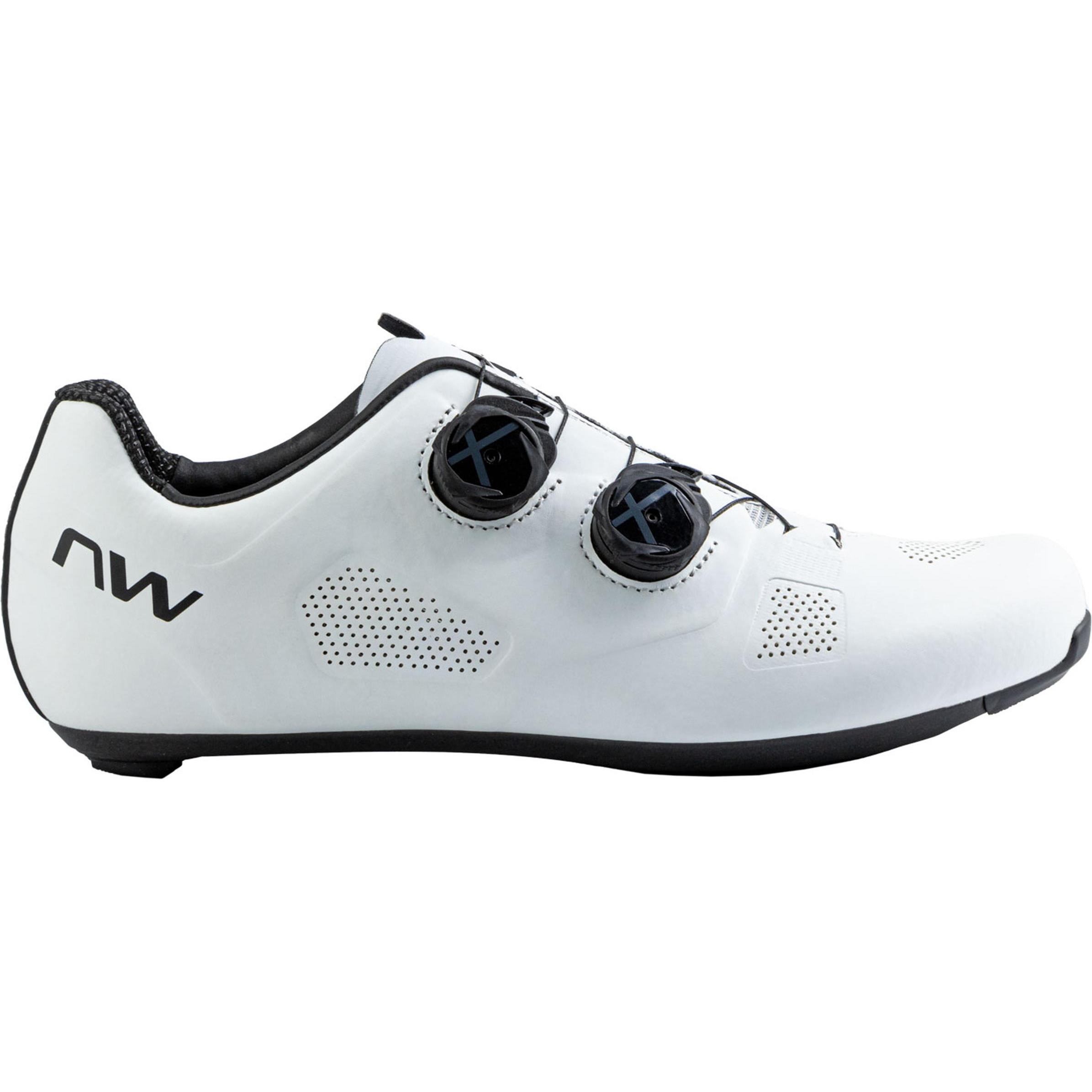 Northwave, Uomini, Scarpe da ciclismo, Rivoluzione ampia (41), Bianco