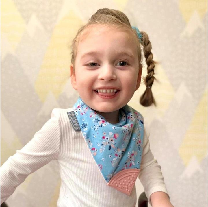 Produktbild Cheeky Chompers Large Neckerchew Botanical Bloom (2 Monate)