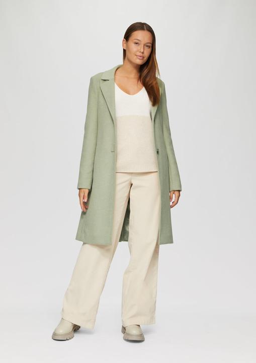 Produktbild S.Oliver Outdoor-Mantel Weicher Wollmantel mit Reverskragen