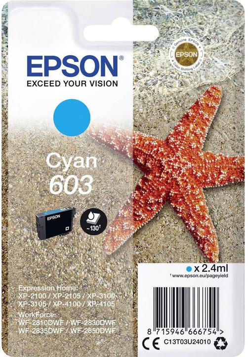 Actual product image Epson 603 (C)