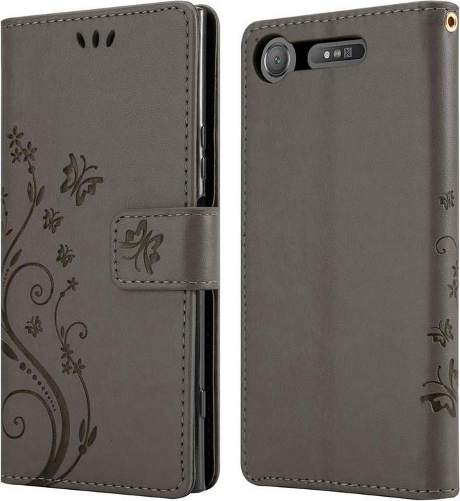 Actual product image Cadorabo Flower Book Cover (Sony Xperia XZ1)