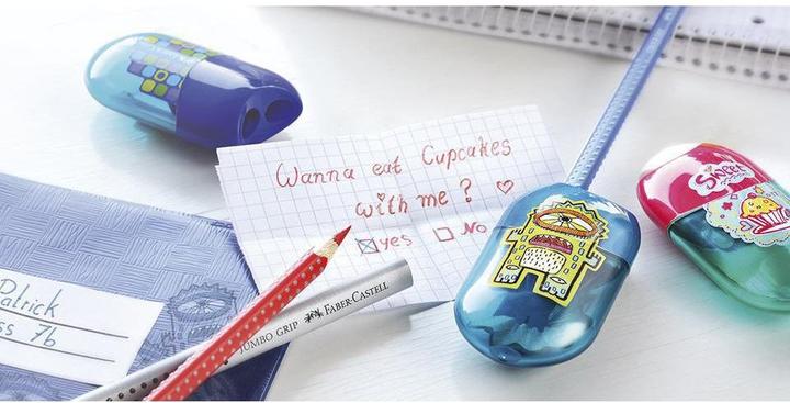 Immagine prodotto Faber-Castell Lattine a doppia punta con gomma