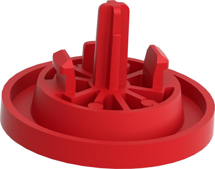 Actual product image Schneider Electric red plain cap for flush PUSHBUTTON