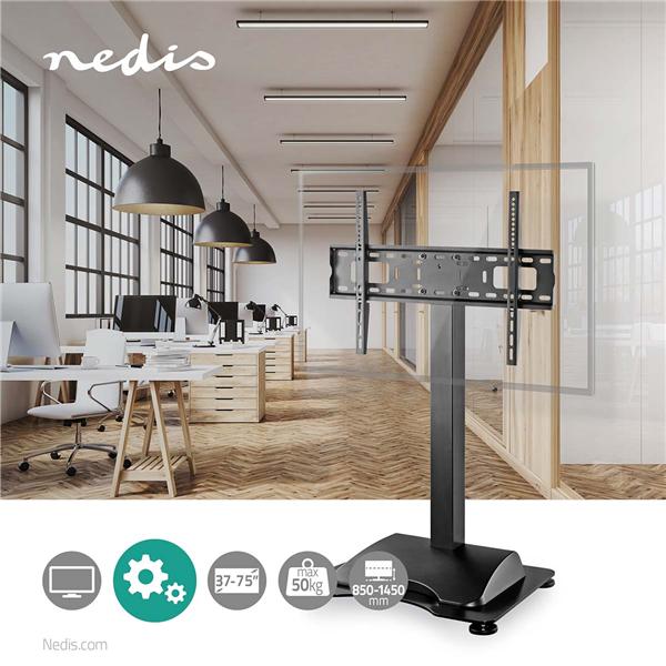 Produktbild Nedis Motorisierte TV-Ständer / 37-75 / maximal unterstützes Bildschirmgewicht: 50 kg / Ständer / H (75", 50 kg)