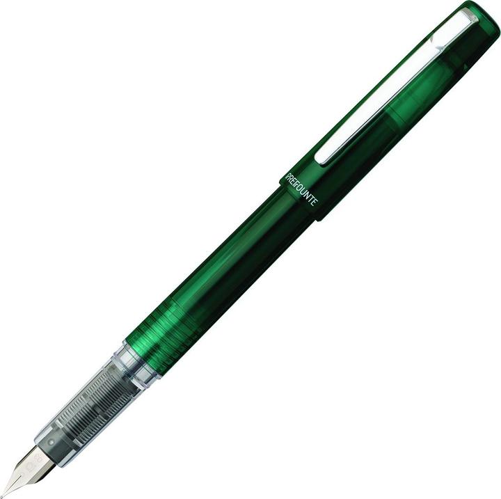 Immagine prodotto Platinum Prefounte Dark Emerald, stilografica F Eternal, in confezione di plastica, blister, verde (Verde, 1 x)