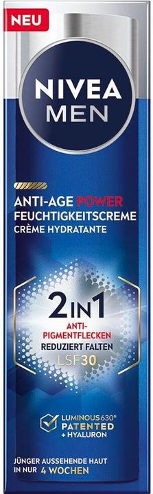 Actual product image NIVEA Men Anti-Age Power (50 ml, 24h cream, SPF 30)