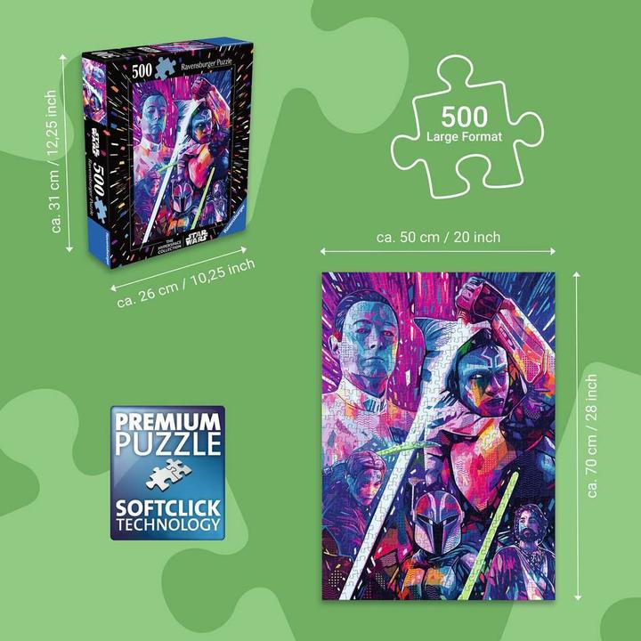 Immagine prodotto Ravensburger Star Wars - Ahsoka (500 pezzi)