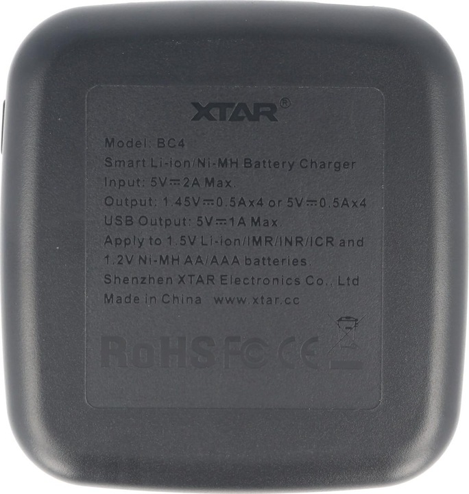 Image du produit Xtar Chargeur BC4 pour batterie Li-Ion 1,5V et batteries NiMH 1,2V AA AAA (AA, AAA, Piles rechargeables + chargeur)