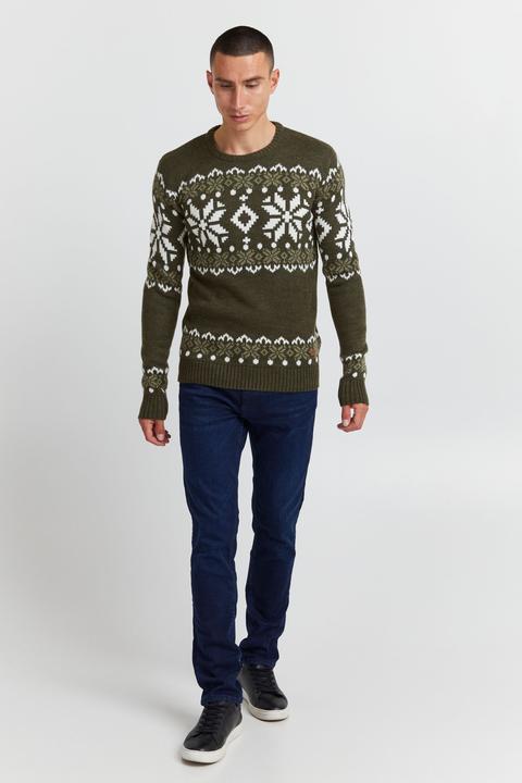 Immagine prodotto Solid Norwig Maglione In Maglia Grossa Pullover Maglieria Da Uomo Con Girocollo (L)