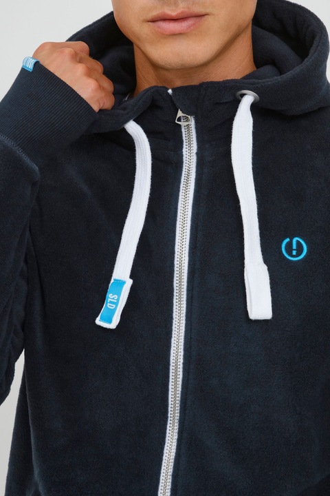 Actual product image Solid Loki Men's Fleece Jacket Zip-Hoodie (L)