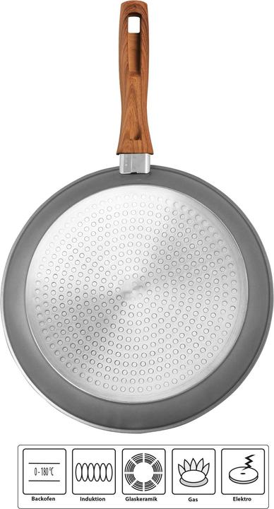 Actual product image Stoneline Back to Nature Schmorpfanne 24 cm (24 cm, Casserole + Stewpot, Aluminium)