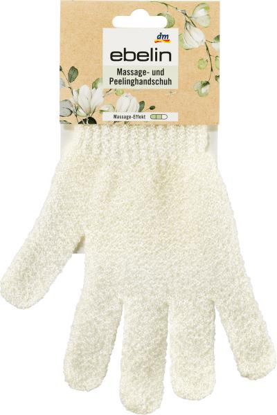 Actual product image dm ebelin Massage and peeling glove