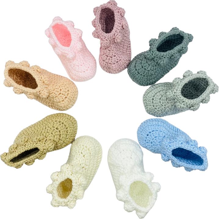 Produktbild BabyExpress Babysocken 3-6 Monate mit Ponpon grau (17)