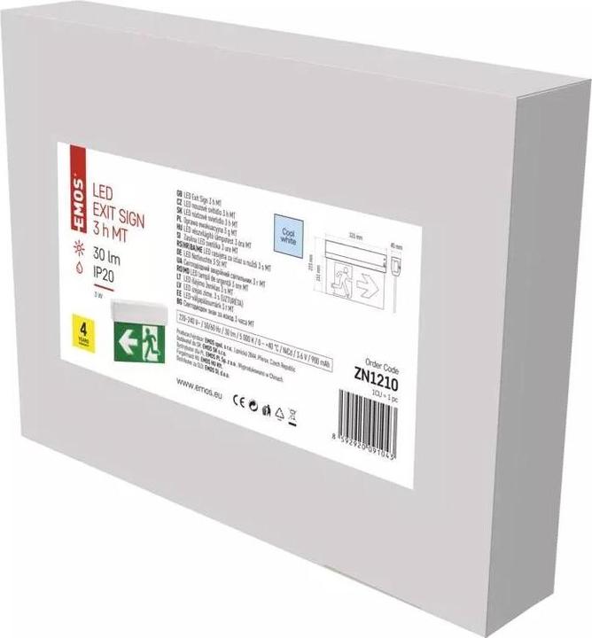 Actual product image Emos Notausgangsschild