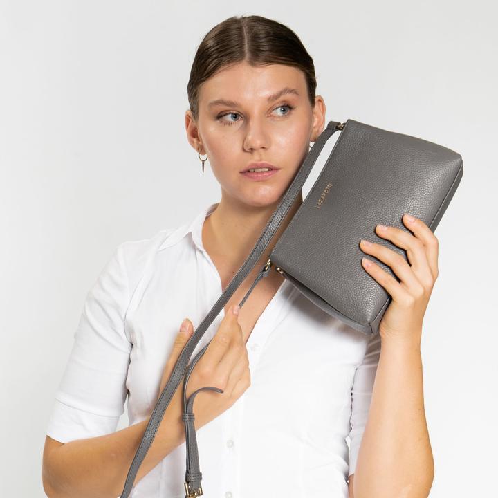 Actual product image Lazarotti Bologna Leather shoulder bag leather 23 cm