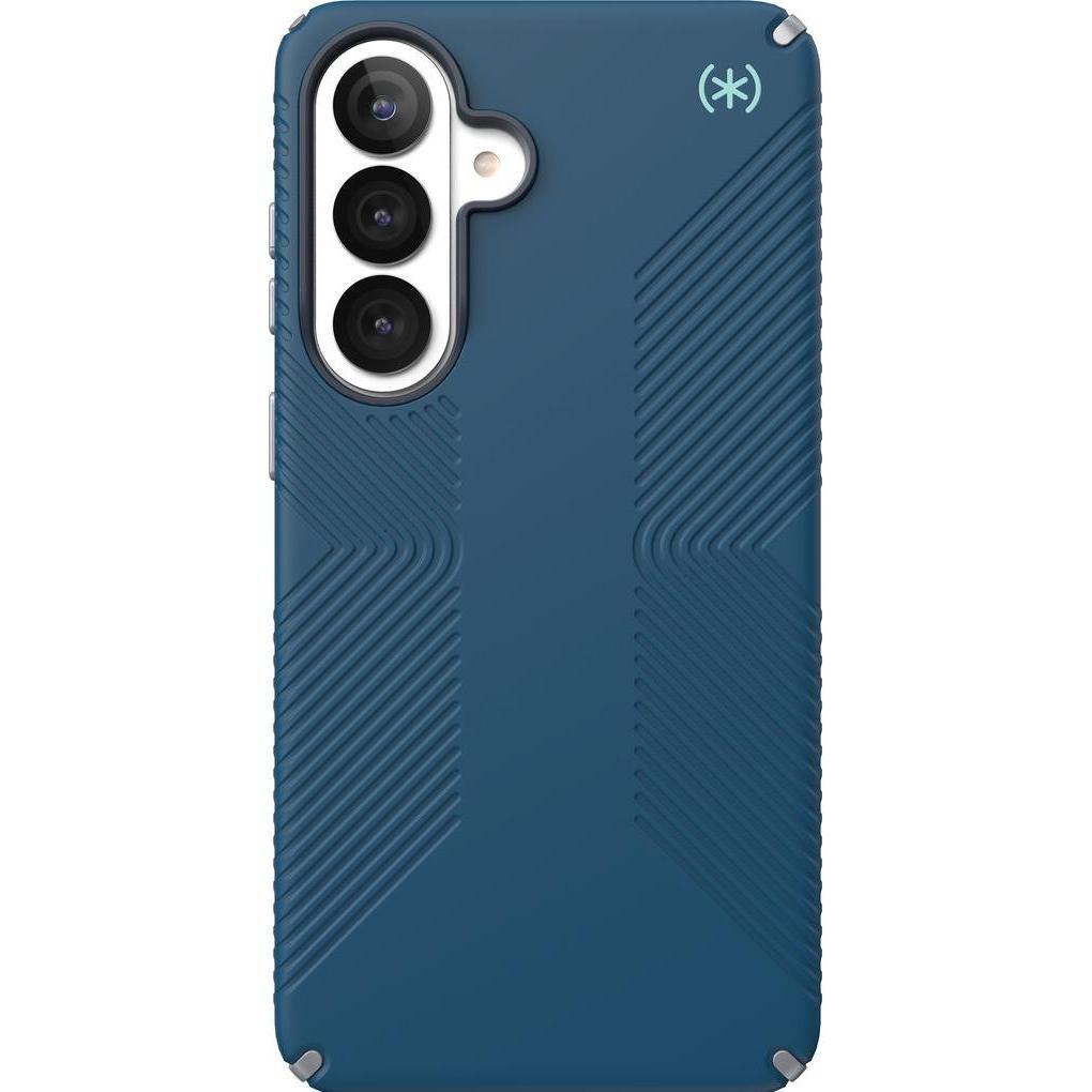 speck Presidio2 Grip Magnet - Samsung Galaxy S26 MagSafe Case (Deep Sea/Silver Metallic/Spell Blue) (Samsung Galaxy S26), Cover smartphone, Multicolor