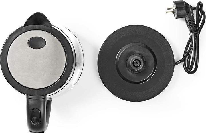 Actual product image Nedis Kettle - Glass housing - Temperature display - Variable temperatures (60, 70, 80, 90, 100 (1.70 l)