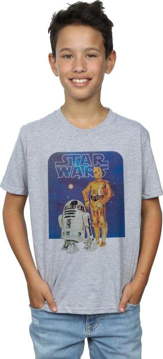 Actual product image Star Wars Boys R2-D2 And C-3PO T-Shirt (140, 146)