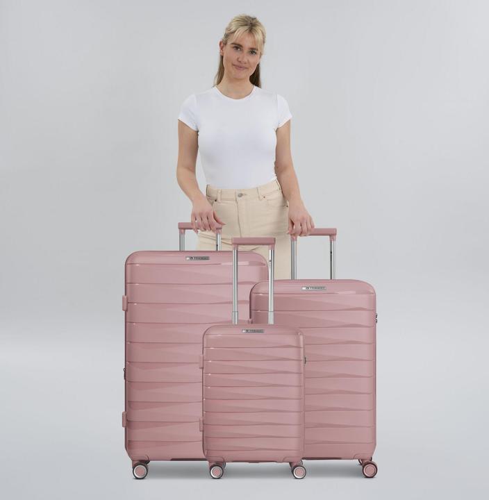 Image du produit Franky London Ensemble de valises à 4 roulettes 3 pièces avec soufflet d'expansion (187 l, XL (à partir de 115l))