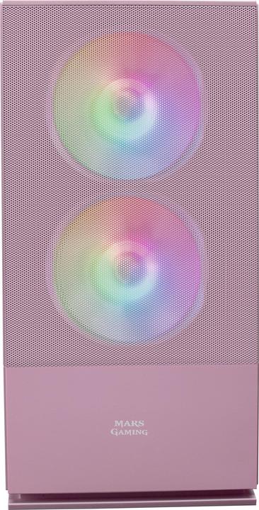 Actual product image Mars Gaming Boitier Mini Tour Micro Atx Mcz RGB Avec Panneau Vitré (Rose) (mATX, Mini-ITX)