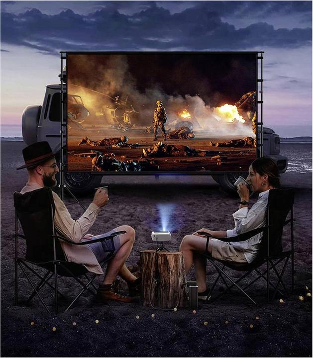 Actual product image SpeaKa Professional SP-PST-314 Stativleinwand Bildformat: 16:9 (150", 16:9)