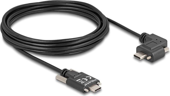 Actual product image Delock USB 2.0 cable USB Type-C plug with screws to USB (5 m, USB 2.0, 60 W)