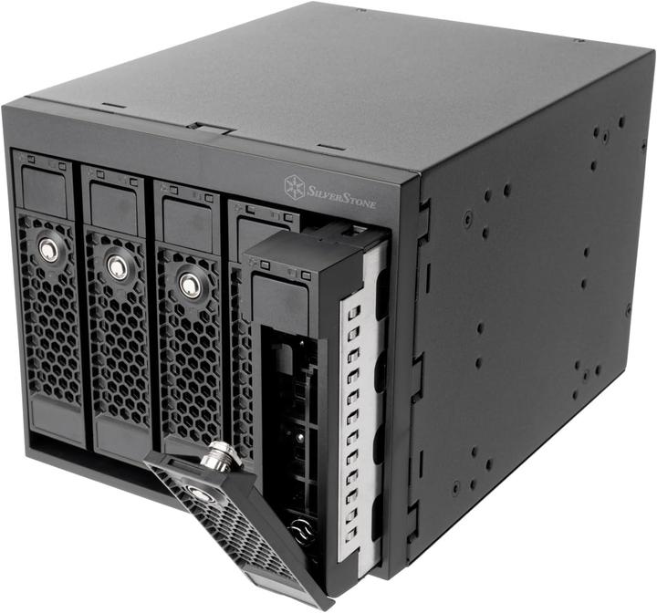 Image du produit Silverstone SST-FS305B-E - Three 5.25" device bay to five 3.5" SAS-12G / SATA 6Gbit/s hot-swap adapt