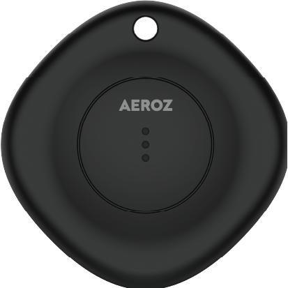 Thumbnail - Aeroz TAG-1000 Black (1-pack) Key finder for use with iPhone - Works with Apple Find My app, Weiteres Smartphone Zubehör...