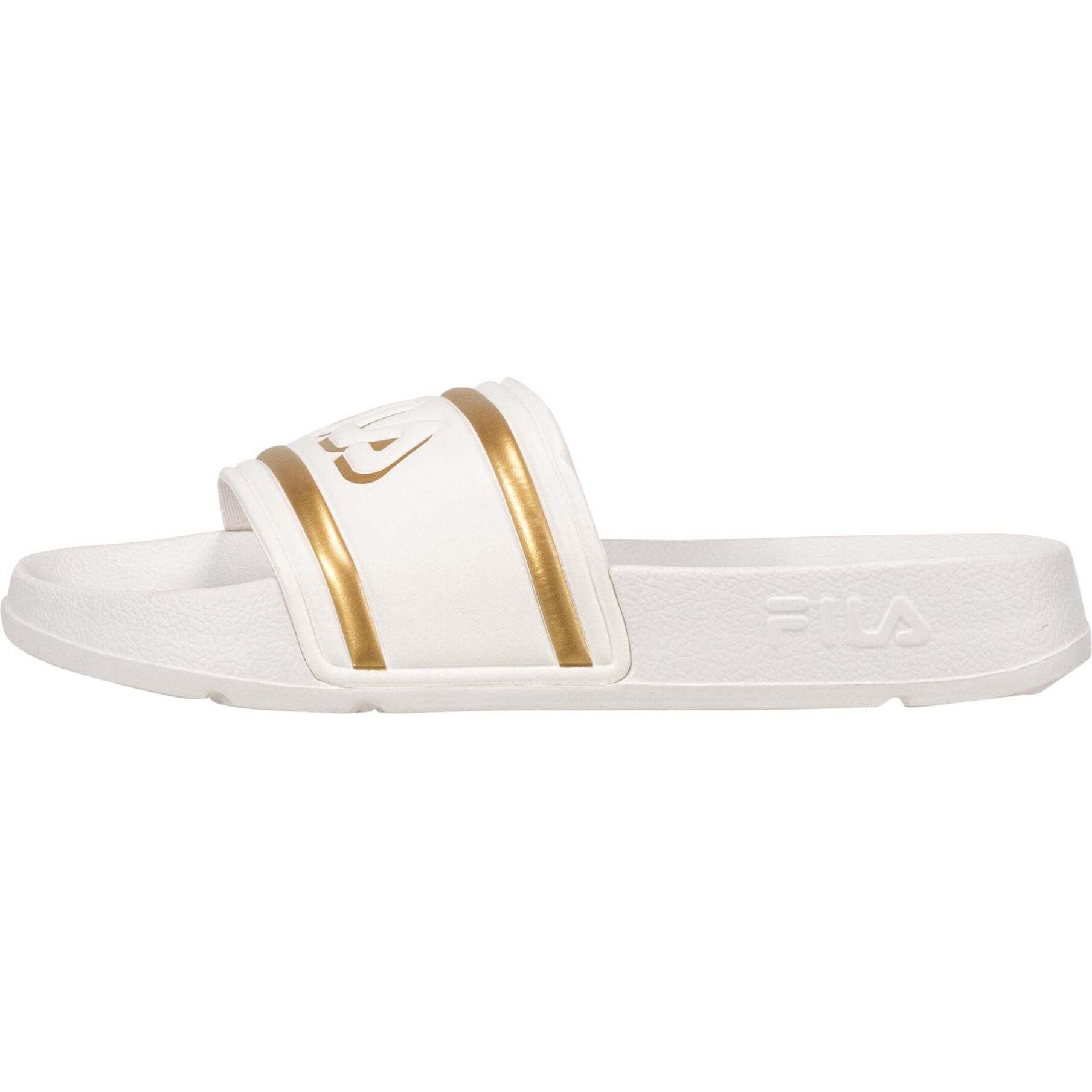 FILA, Damen, Halbschuhe, Slippers Morro Bay Logo Slipper Wmn, Weiss, (39)