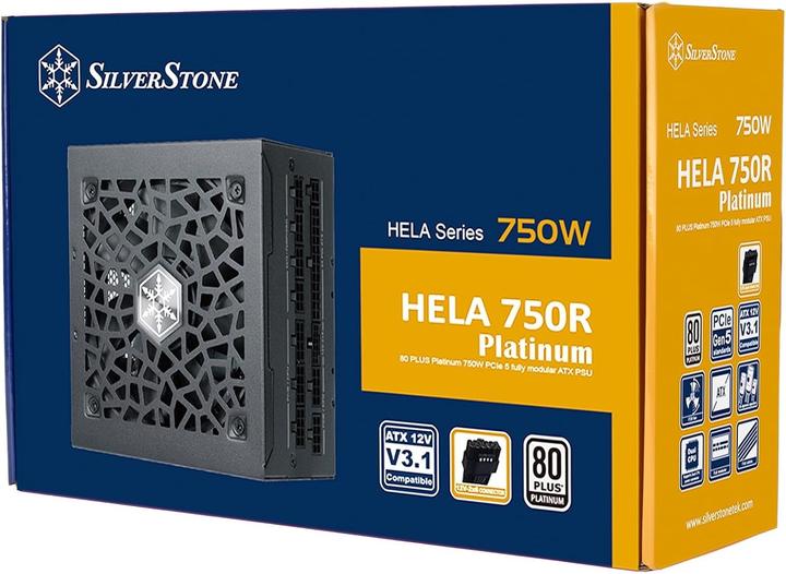 Produktbild Silverstone SST-HA750R-PM - Cybenetics Platinum 750W ATX 3.0 + PCIe 5.0 fully modular ATX PSU (750 W)