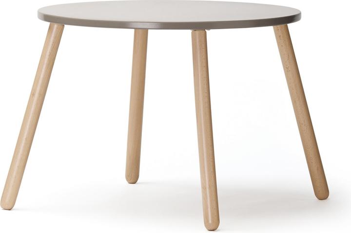 Produktbild Kids Concept Tisch und zwei Hocker, hellbraun (Kinderhocker)