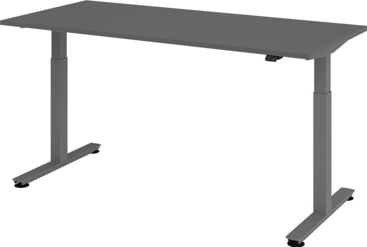 Actual product image Escritorio Sitz-Steh-Schreibtisch el.180x80cm Graphit