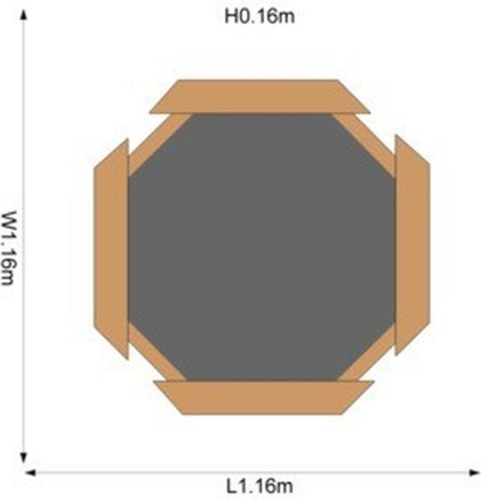 Actual product image Plum Treasure Beach wooden sandpit