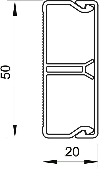 Produktbild OBO Bettermann Wand-/Deckenkanal (200 cm)